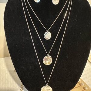 Chloe + Isabel Silver Layered Necklace Set